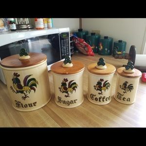 Metlox Poppy Trail canister collection